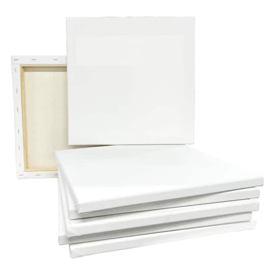 7 Pack 12" x 12" Super Value Canvas by Artist's Loft®